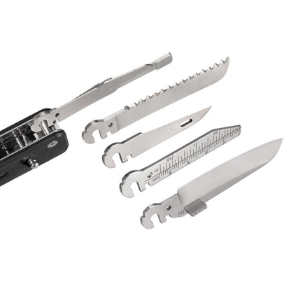 ROXON Flex Companion Modular Multitool – EDC Swiss Army Style with D2 Steel Blade