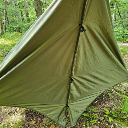 12 ft Hammock Tarp with Storm Doors | Hideaway Rain Fly