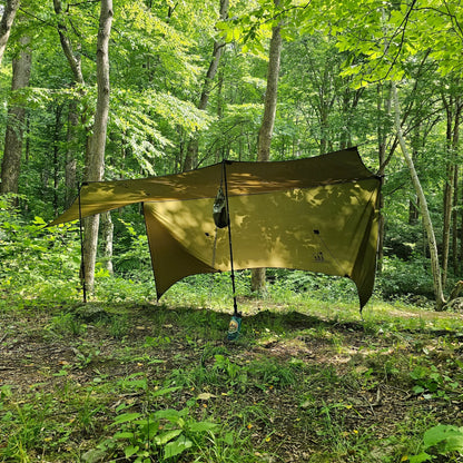 12 ft Hammock Tarp with Storm Doors | Hideaway Rain Fly