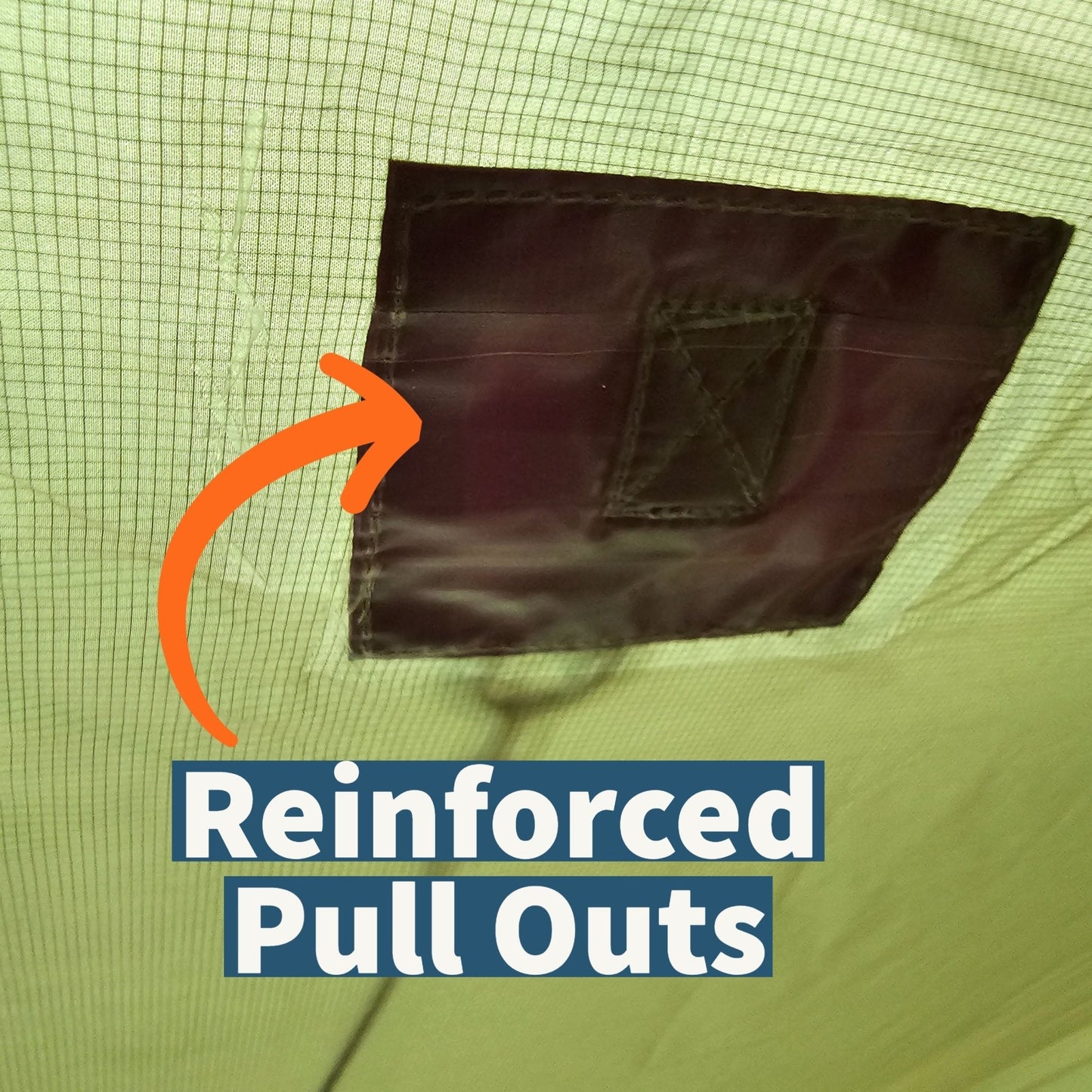 12 ft Hammock Tarp with Storm Doors | Hideaway Rain Fly