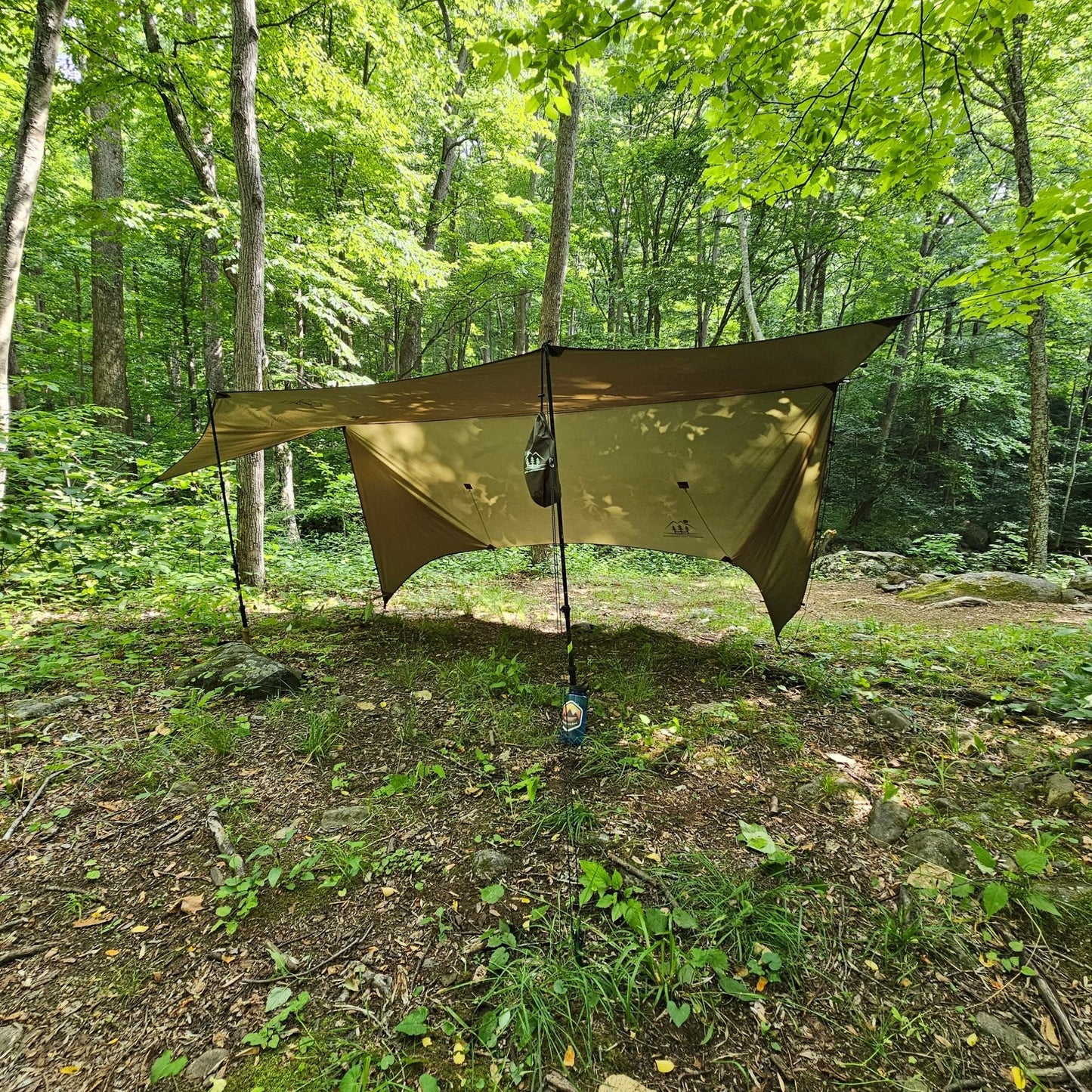 12 ft Hammock Tarp with Storm Doors | Hideaway Rain Fly