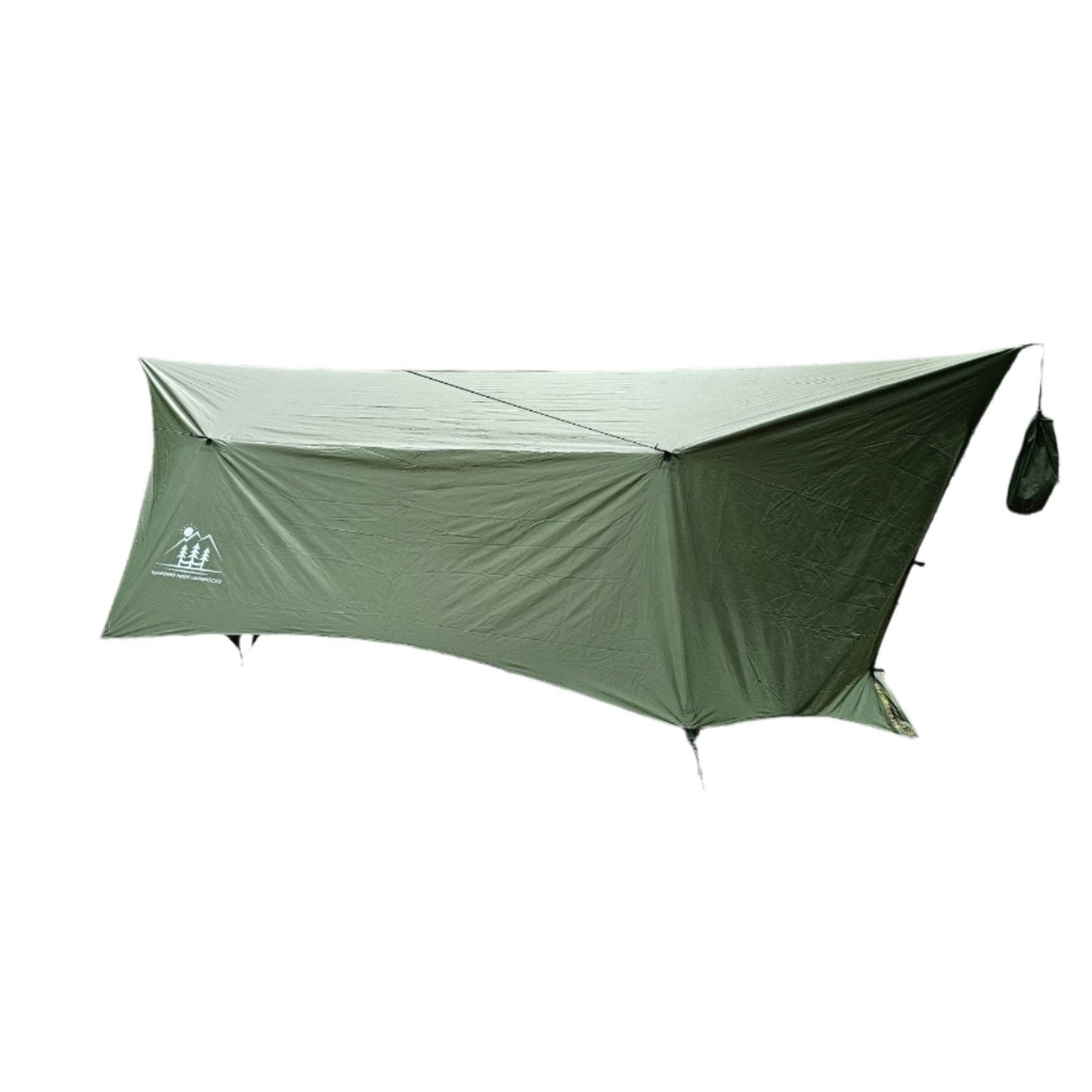12 ft Hammock Tarp with Storm Doors | Hideaway Rain Fly
