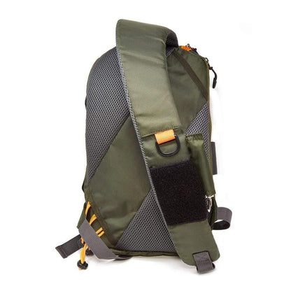 JHFLYCO 13L Fly Fishing Sling Pack – Adjustable, Water-Resistant
