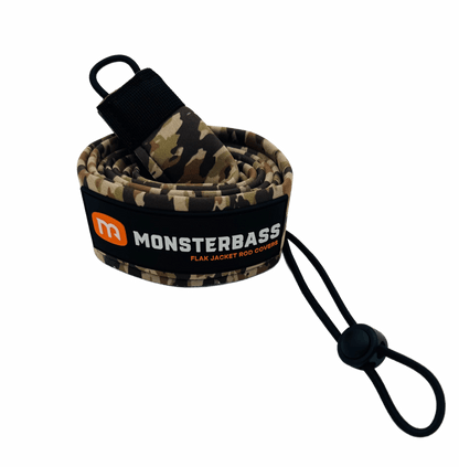 MONSTERBASS Flak Jacket Rod Covers | Spinning & Casting Rod Sleeve
