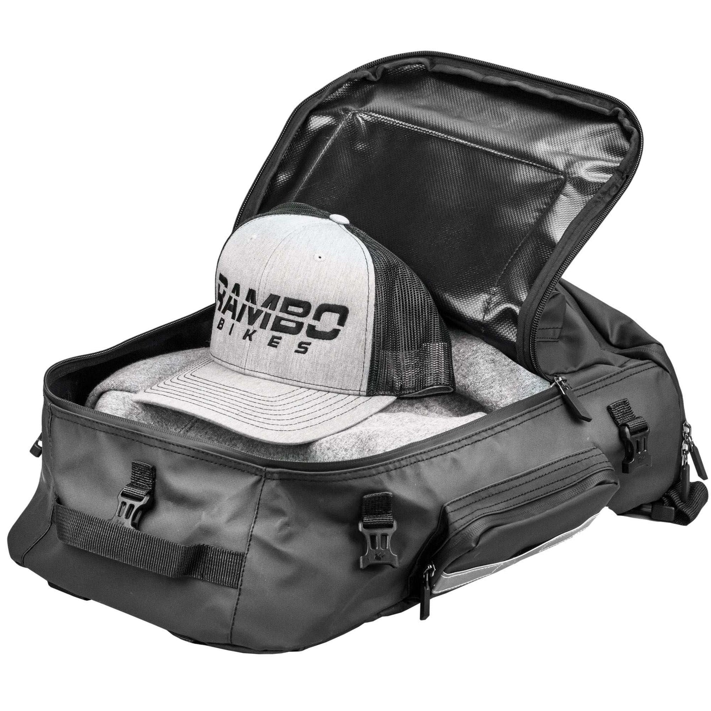Rambo Bikes R161 Waterproof Triple Accessory Bag – 75L Total Storage